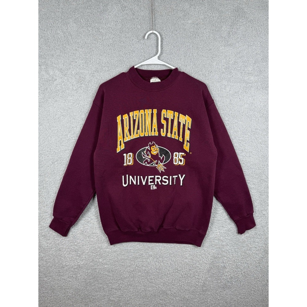 Vintage 90's‎ Tultex Arizona State Sun Devils Crewneck Sweatshirt Size M USA